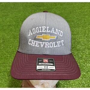 Texas A&M Chevy Hat SnapBack college Station "Aggieland Chevrolet" NWT Trucker